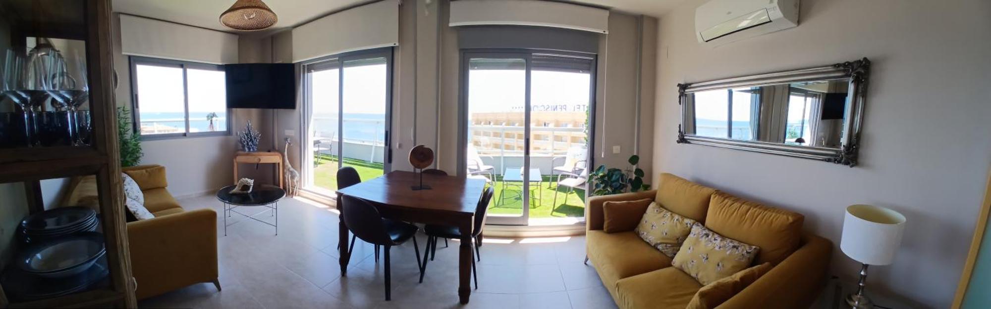 Apartamento Precioso Atico Frente Al Mar Reformado 2025 Peñíscola Exterior foto